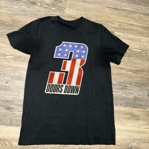 3 Doors Down 2024 Tour Shirt Black Medium M Summer Of 99 Tour